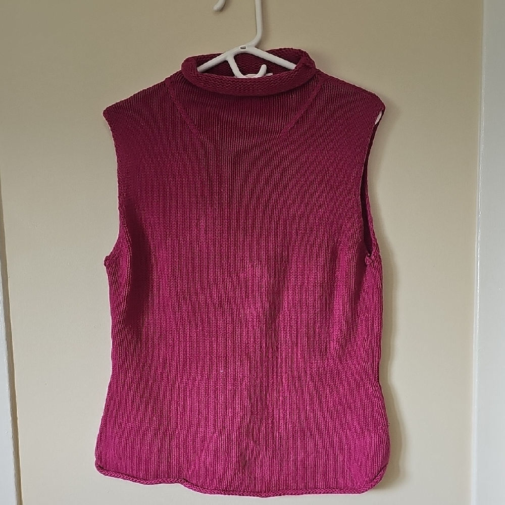 4/$20 NY Collection Vintage Pink Knit Sleeveless Tank Top